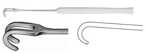 ТРАХЕАЛЬН. РЕТРАКТОР 2-ЗУБ. ТУП. 180MM